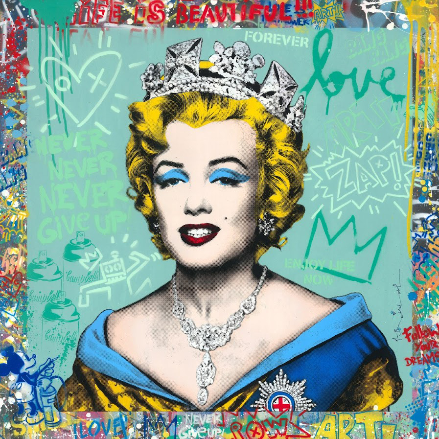 Queen Marilyn (Blue) ミスター・ブレインウォッシュ Mr.Brainwash