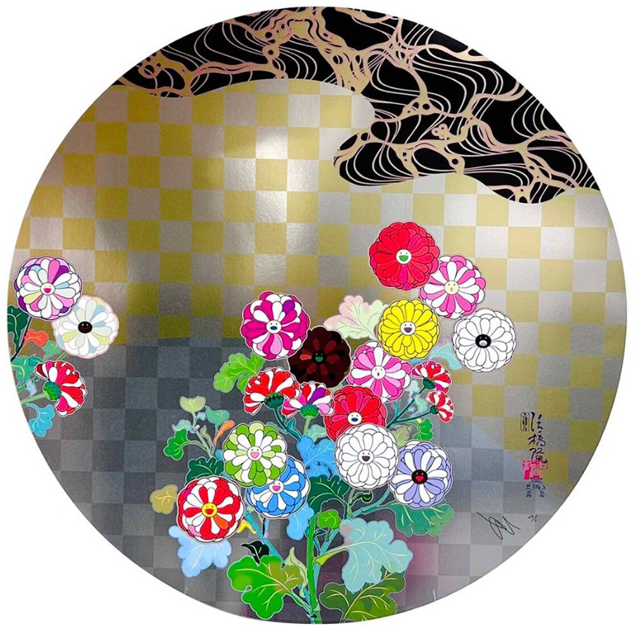 光琳のお花と水 村上隆 Takashi Murakami